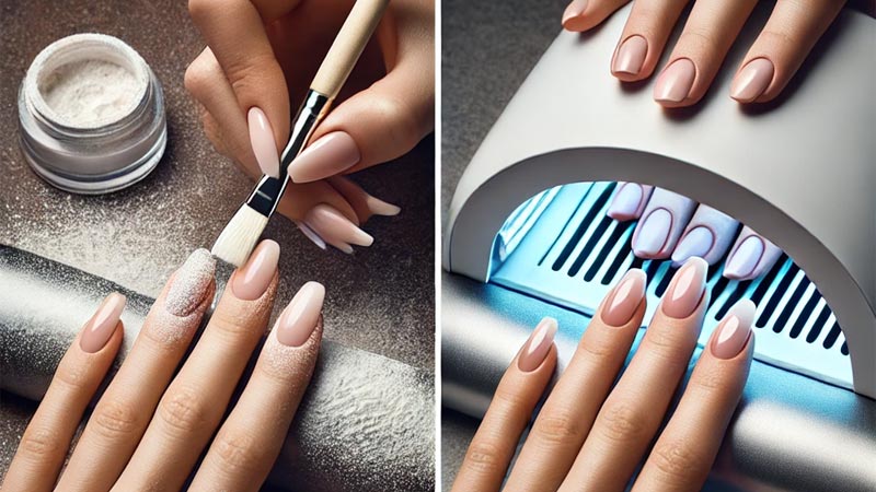 مقایسه کاشت پودر و ژل